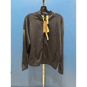 Adidas Wild Knit Bomber Jacket XL Blue Track Top Comedy Sportswear